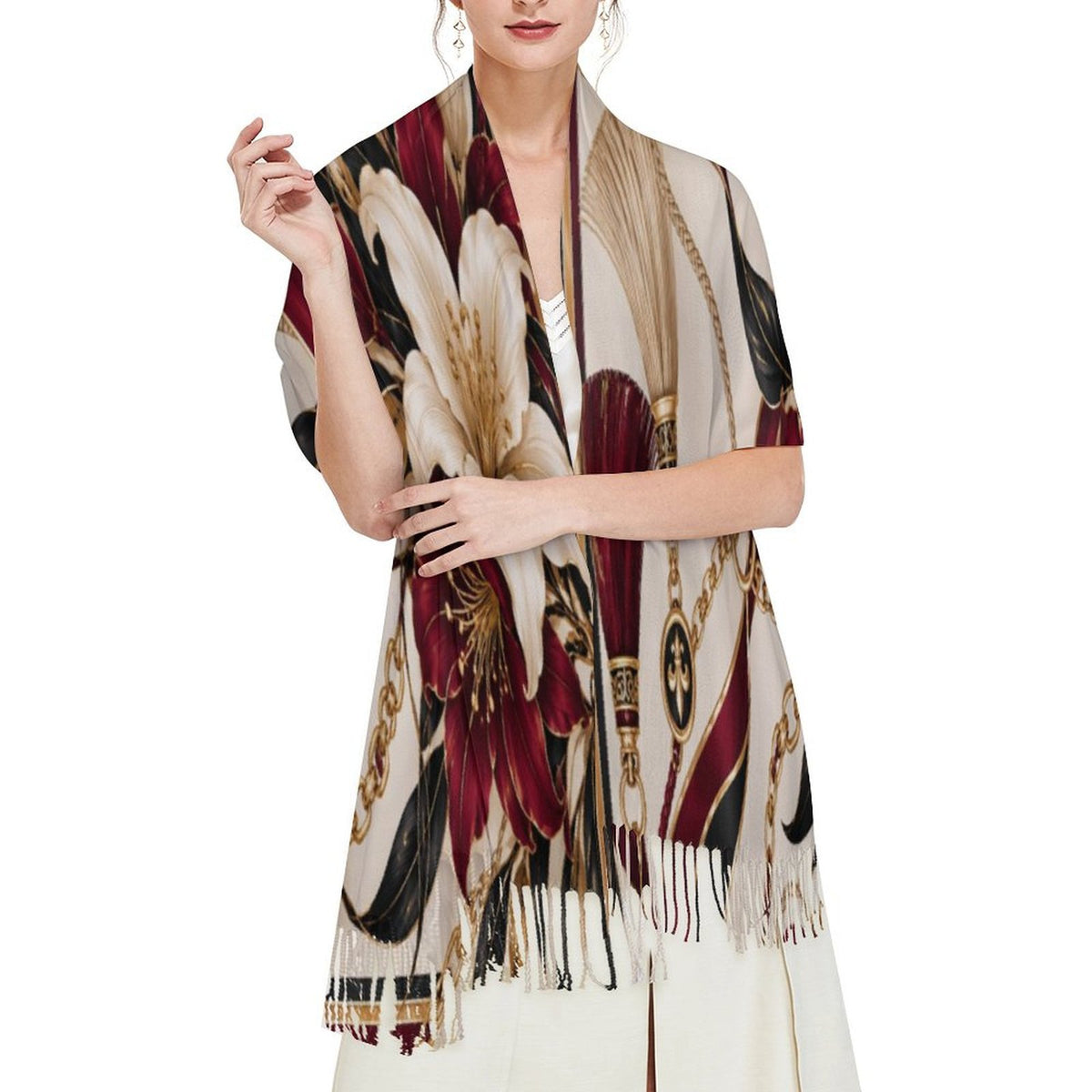 Custom Tassel Scarf